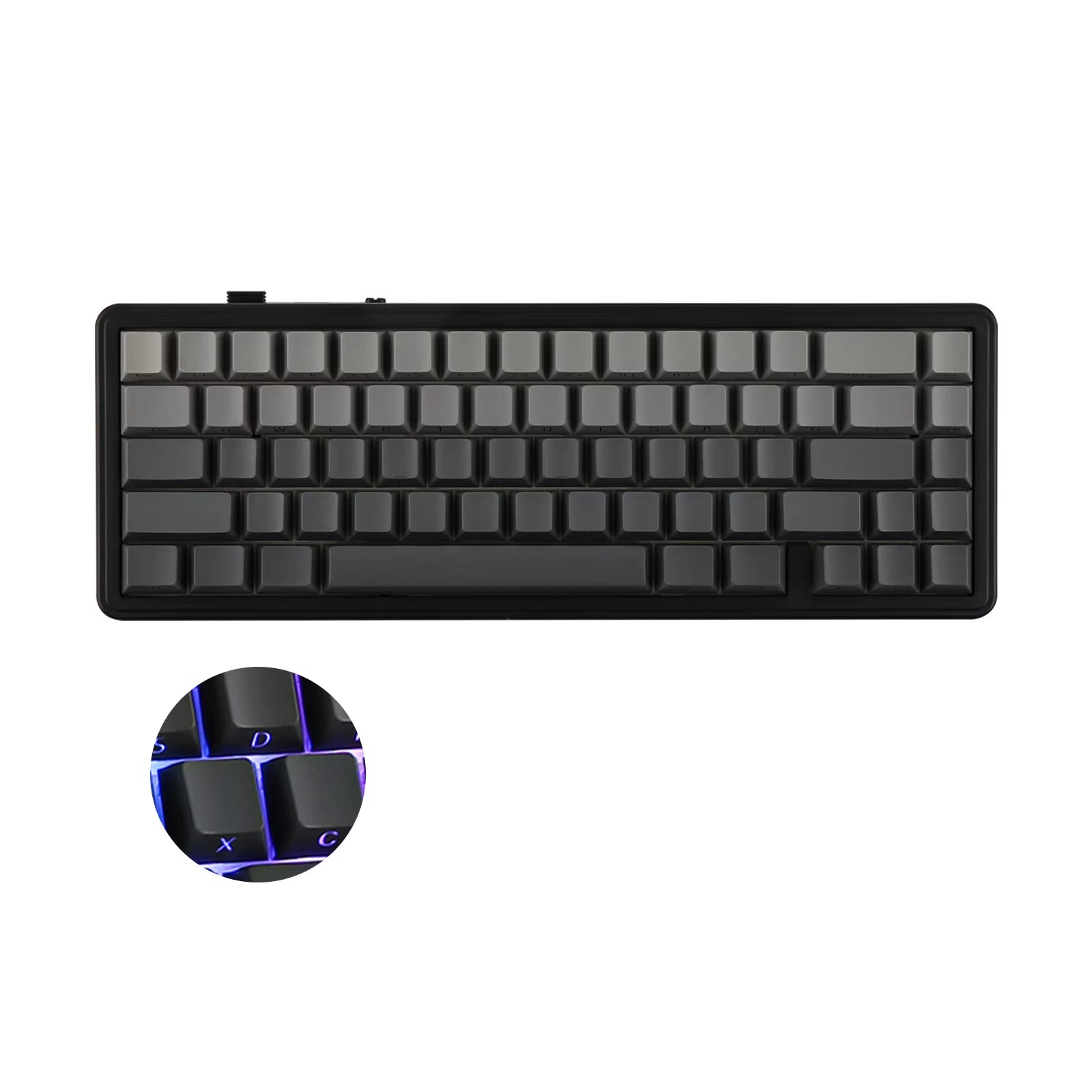EPOMAKER X  F65 65% Layout Hot-Swap Gasket-Mounted Wired/Bluetooth/2.4G Wireless Mechanical Keyboard for Mac/Win