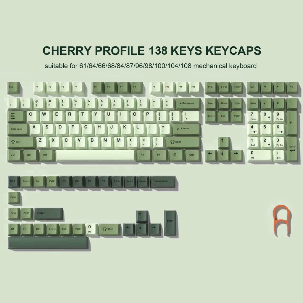 130 Keys Retro Black Purple PBT Keycap Double Shot Cherry Profile Key Caps for Cherry MX Switches Mechanical Gamer Keyboard