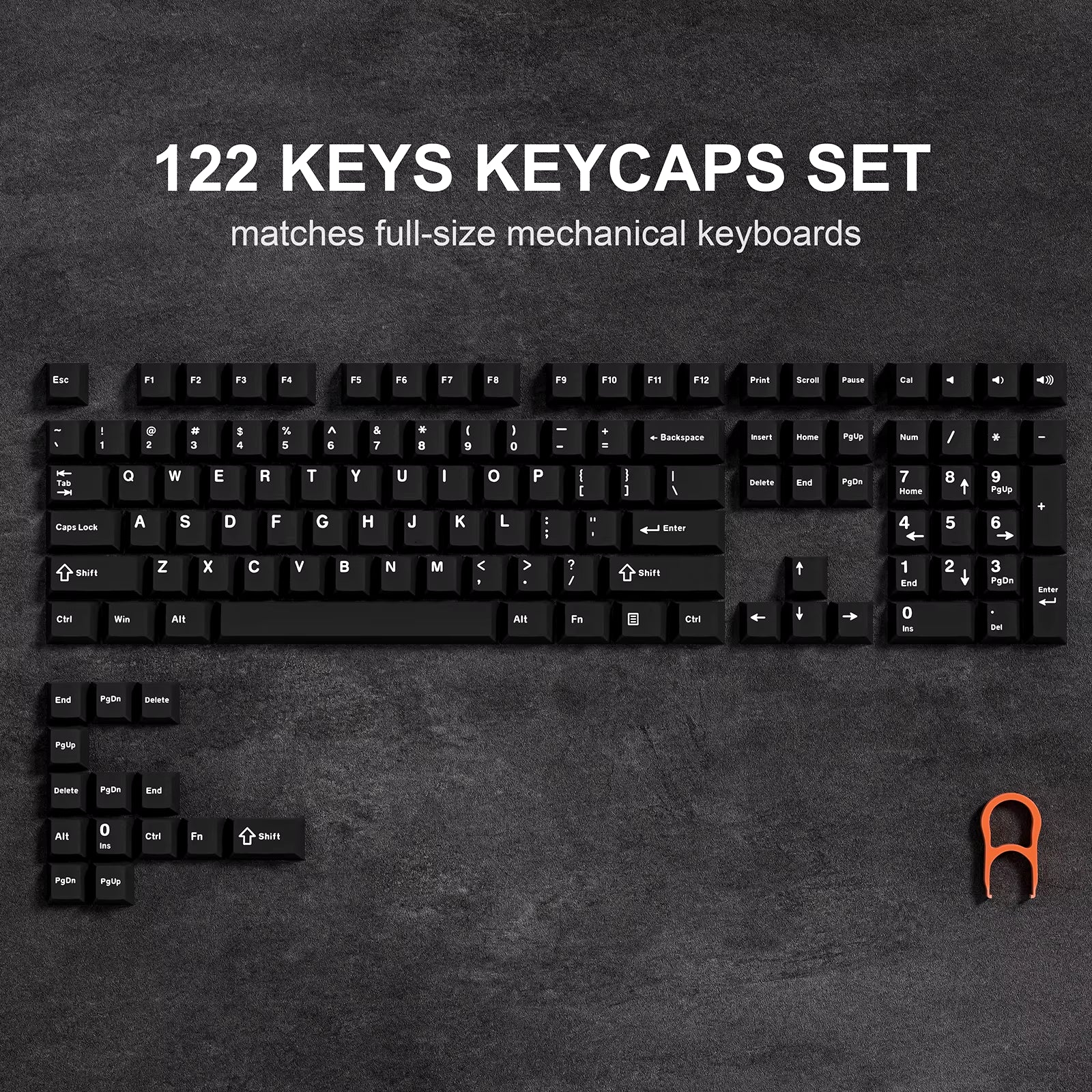 130 Keys Retro Black Purple PBT Keycap Double Shot Cherry Profile Key Caps for Cherry MX Switches Mechanical Gamer Keyboard