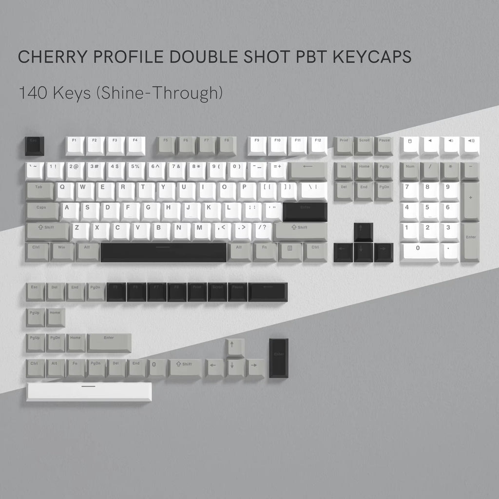 130 Keys Retro Black Purple PBT Keycap Double Shot Cherry Profile Key Caps for Cherry MX Switches Mechanical Gamer Keyboard