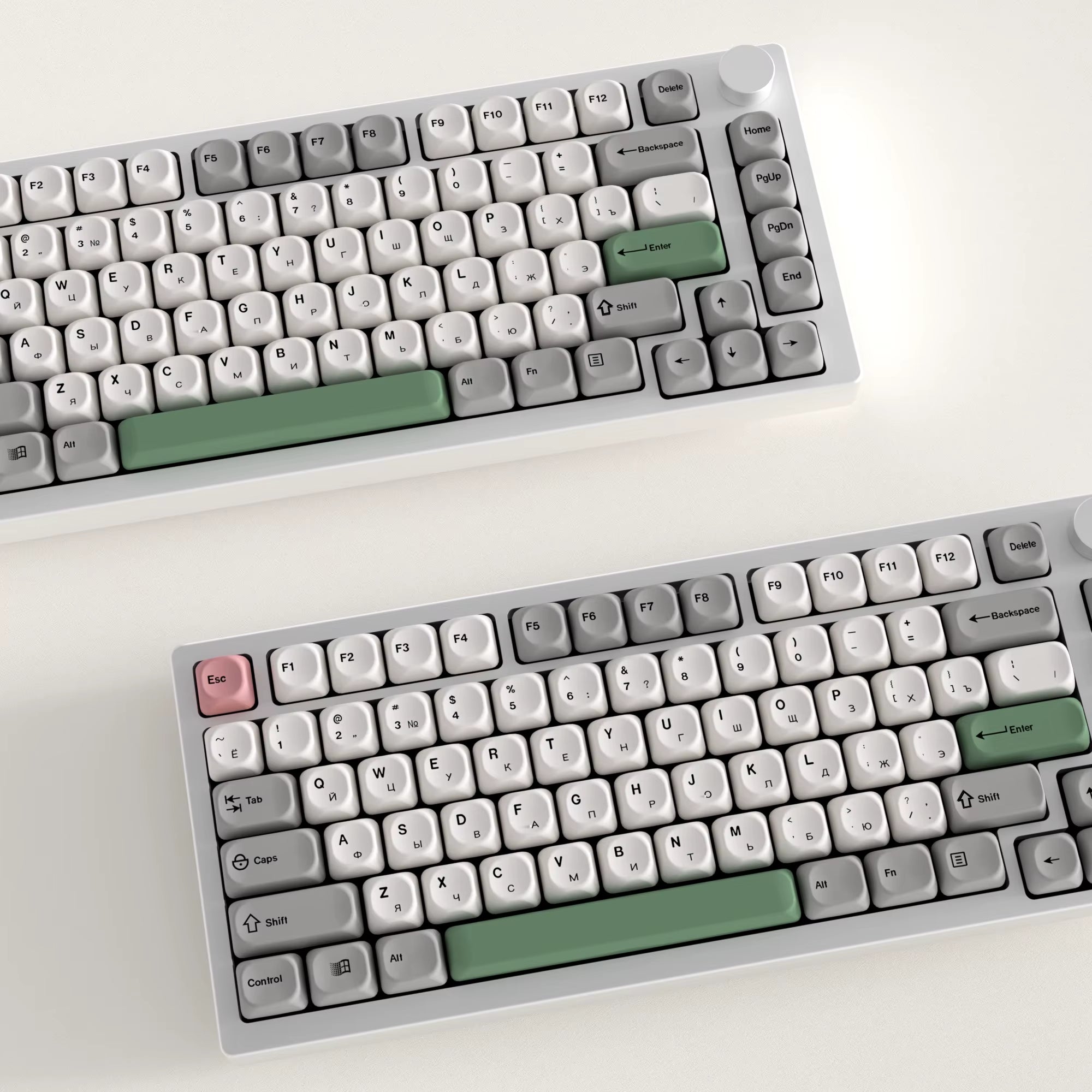 Retro Russian Keycaps GMK 9009 PBT Keycap KOA Profile ISO MAC 7U 138 Keys for DIY Gaming Mechanical Keyboard Key Caps Set