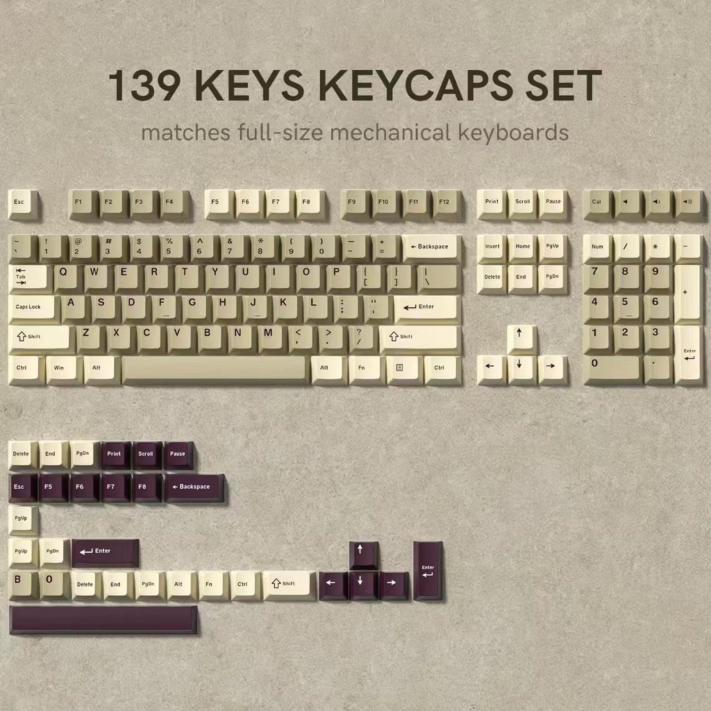 168 Keys Double Shot PBT Keycap Custom WOB Keycap Cherry Profile Keyboard Keycaps for Cherry Gateron MX Switches Gaming Keyboard
