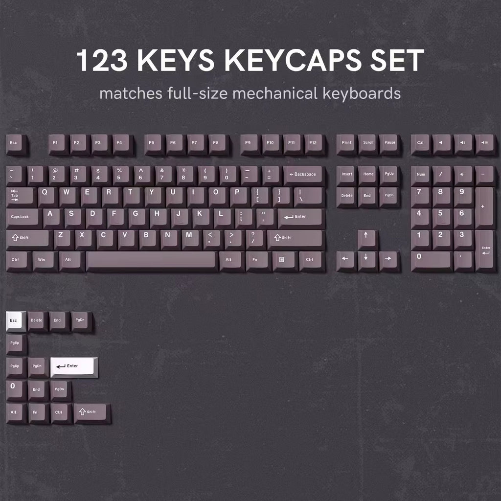 168 Keys Double Shot PBT Keycap Custom WOB Keycap Cherry Profile Keyboard Keycaps for Cherry Gateron MX Switches Gaming Keyboard