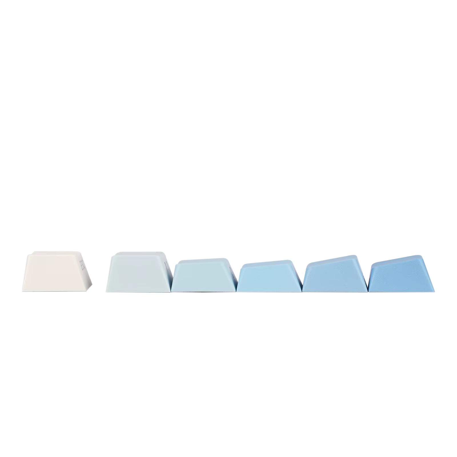 Sky Blue 133-Key Double-Shot Side-Printed PBT Cherry Profile Keycap Set for ANSI Mechanical Keyboard Mx-Clone Switches