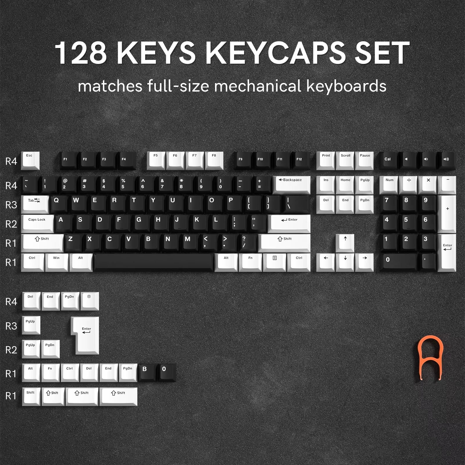 138 Keys Retro Brown Gray PBT Keycap Double Shot Cherry Profile Key Caps for Cherry MX Switches Mechanical Gamer Keyboard