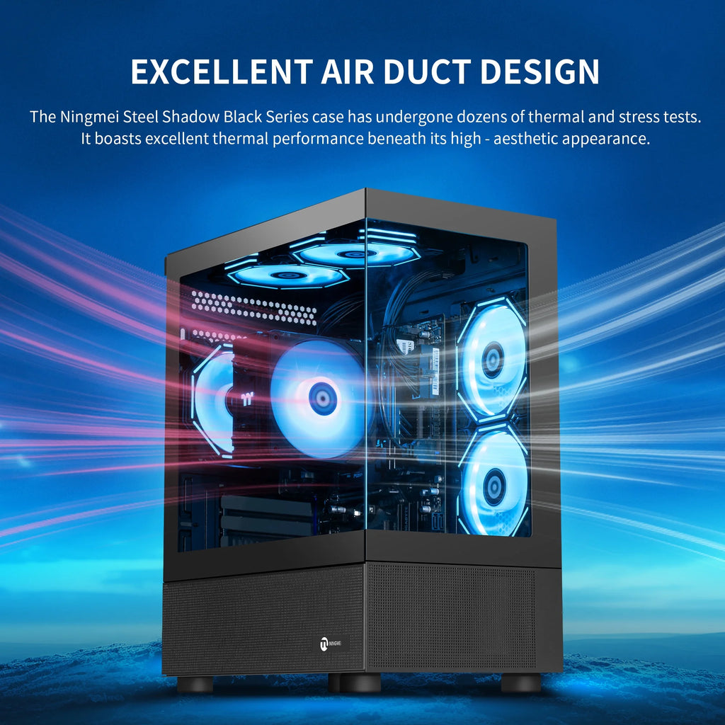 Lumishore Gaming PC AMD Ryzen 5 5600GT 16GB RAM 1TB SSD Wifi PC Gaming Black