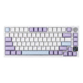 AK820 Pro 75% Gasket-Mounted Bluetooth 5.1/2.4G Wireless/Wired Mechanical Keyboard with TFT Screen for Mac/Win