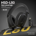-L80 Bluetooth Wireless Three-Mode Headphones Headset Lightweight Headset 2.4G Gaming Headsets Sports Bass