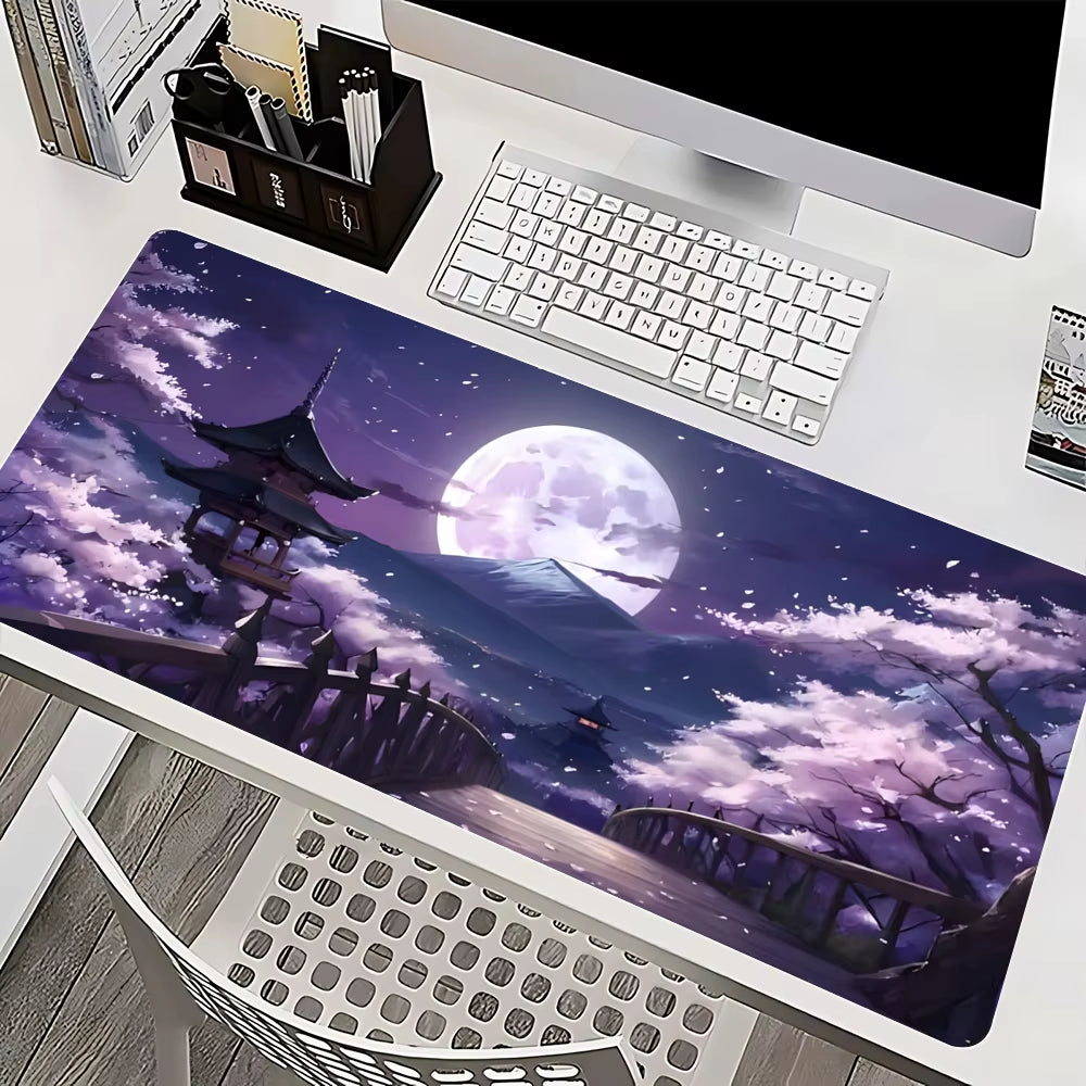 Starry Sky Moon Mousepad Mause Pad Mouses Rug Office Accessories Desk Mat Mousepad Keyboard Gaming Pc Mats Xxl Large Carpet